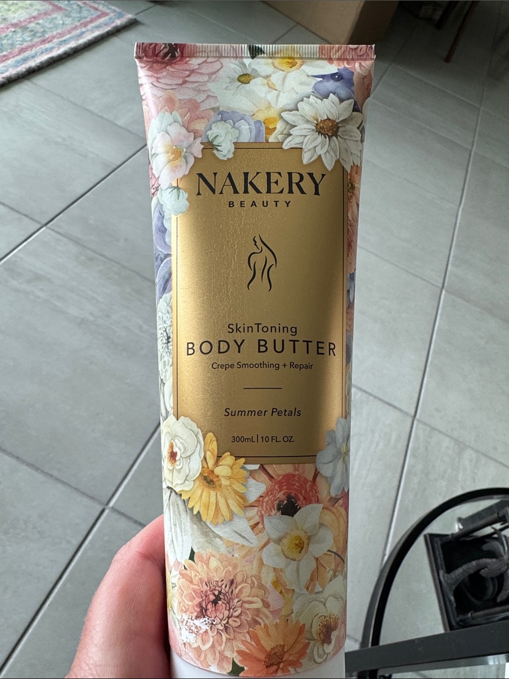 Nakery Beauty SkinToning Body Butter - Summer Petals NWT 300 ml